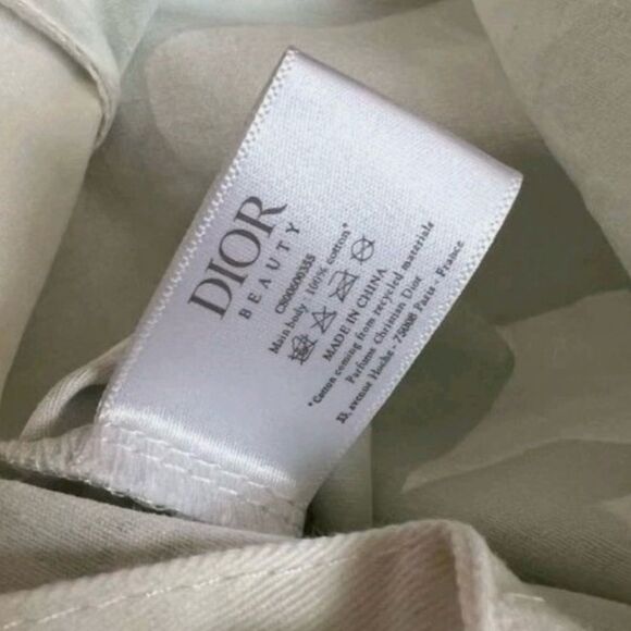 Christian Dior Green TOILE DE JOUY Linen Canvas-Tote NWT - Picture 4 of 7